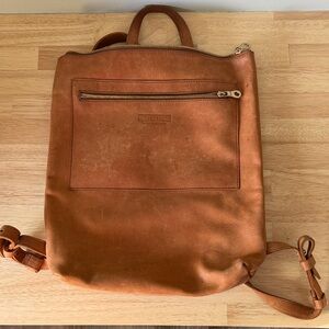 Parker Clay Leather Backpack